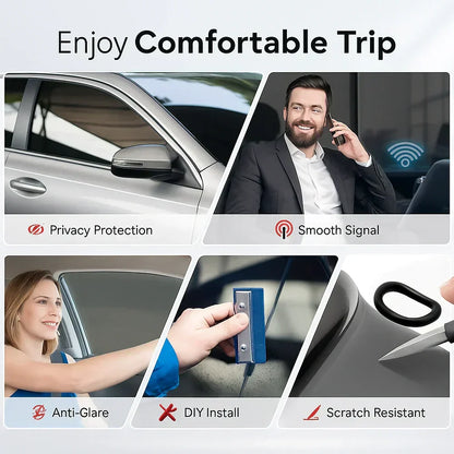 Universal Reduce Infrared Heat & Block UV by 99% Removable Window Tint Film for Cars - DIY Cut for Multiple ShapesMN