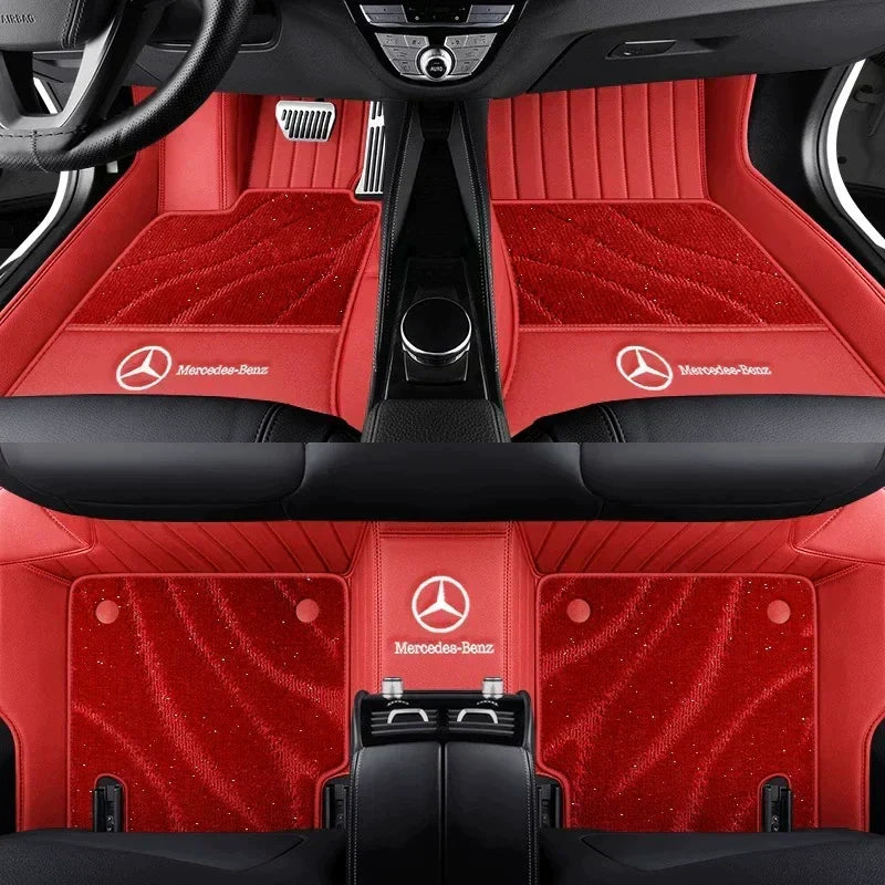 2026 Premium Full-Coverage Leather Car Floor Mats