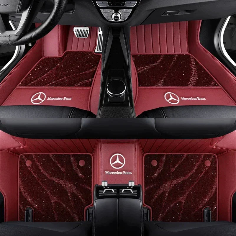 2026 Premium Full-Coverage Leather Car Floor Mats