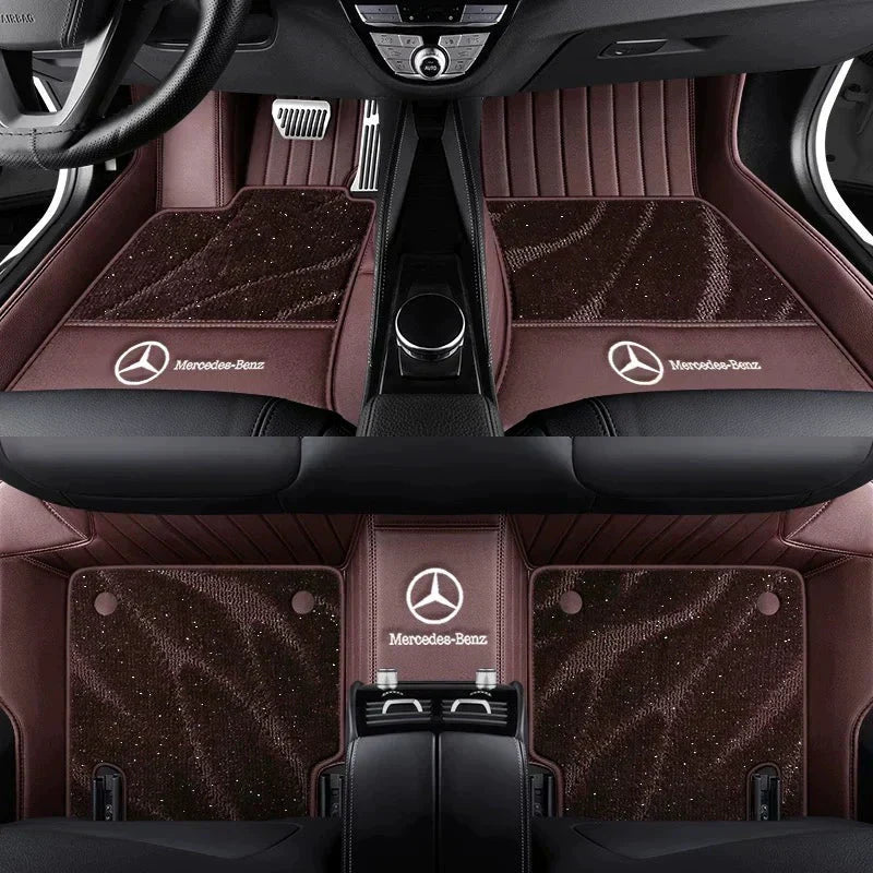 2026 Premium Full-Coverage Leather Car Floor Mats