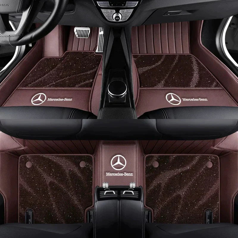 2026 Premium Full-Coverage Leather Car Floor Mats