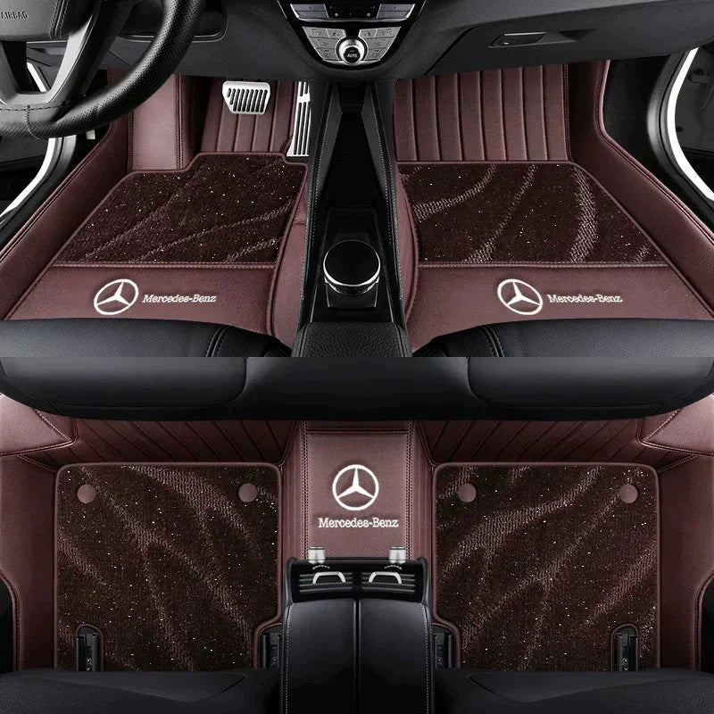 2026 Premium Full-Coverage Leather Car Floor Mats