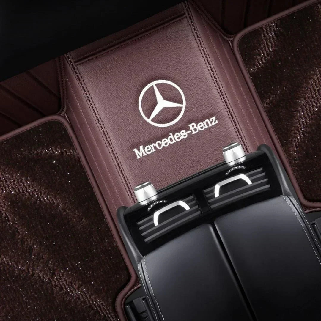 2026 Premium Full-Coverage Leather Car Floor Mats